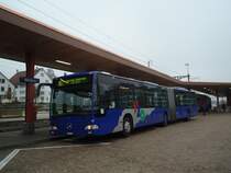 VZO Gr�ningen - Nr. 58/ZH 416'358 - Mercedes Citaro am 24. November 2011 beim Bahnhof Wetzikon