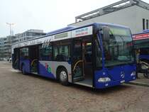 VZO Gr�ningen - Nr. 74/ZH 158'874 - Mercedes Citaro am 24. November 2011 beim Bahnhof Wetzikon