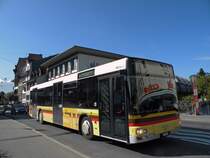 MAN Bus mit der Bertiebsnummer 95 auf der Linie 3 bei der Kuhbr�cke in Thun. Die Aufnahme stammt vom 12.10.2011.
