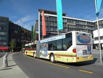 Mercedes Citaro mit der Betriebsnummer 110 auf der Linie 1 am Bahnhof Thun. Die Aufnahme stammt vom 12.10.2011.