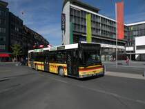 MAN Bus mit der Betriebsnummer 91 auf der Linie 25 am Bahnhof in Thun. Die Aufnahme stammt vom 12.10.2011.