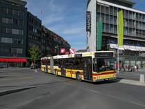 MAN Bus mit der Betriebsnummer 71 auf der Linie 5 am Bahnhof in Thun. Die Aufnahme stammt vom 12.10.2011.