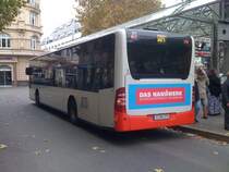 Heckansicht von K-BN 371, einem Mercedes-Benz Citaro der RBR. Das fahrzeug f�hrt Werbung f�r die Handwerkskammer (Heck und T�rseite). Hier war der Wagen 371 auf der Linie 604. (Bonn/27.November 2011)