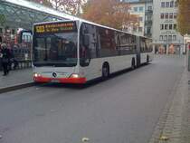 BN-SW 4309, ein Mercedes-Benz Citaro Gelenkbus der SWB. Das Fahrzeug ist hier auf der Linie 603 nach Bechlingshoven unterwegs. (Bonn/27.November 2011)