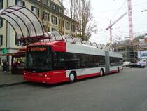 SW Winterthur - Nr. 108 - Hess/Hess Gelenktrolleybus am 24. November 2011 in Winterthur, Hauptbahnhof