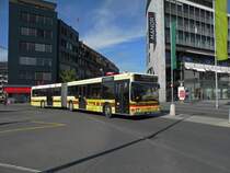 MAN Bus mit der Betriebsnummer 72 auf der Linie 2 am Bahnhof in Thun. Die Aufnahme stammt vom 12.10.2011.