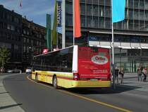 MAN Bus mit der Betriebsnummer 115 am Bahnhof in Thun. Die Aufnahme stammt vom 12.10.2011.
