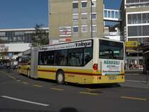 Mercedes Citaro mit der Betriebsnummer 85 auf der Linie 1 am Bahnhof in Thun. Die Aufnahme stammt vom 12.10.2011.