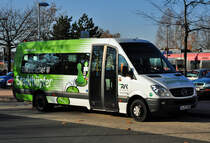 MB Kleinbus der RVK als  Stadth�pfer Rheinbach  am Bf Rheinbach - 14.11.2011
