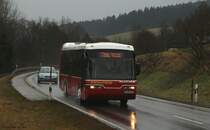 Ein Neoplan Transliner der Firma Fichter als 7266 nach Schnenbach bei St.Georgen 02.12.11