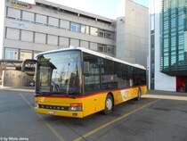 Postauto/Regie Delmont Nr. 16 (Setra S315NF) am 29.11.2011 beim Bhf. Delmont