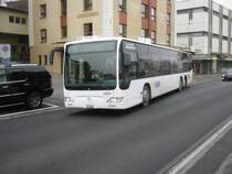 MB Citaro II (3-Achser) der Firma Kessler fhrt im Auftrag der VBD auf der Linie 1. Davos Dorf Bahnhof, 03.12.2011.
