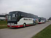 Der Tourismo nochmal von vorne, vor dem Betriebshof in Nagold-Vollmaringen