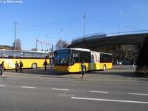 Postauto/PU Stucki Nr. 23 (Mercedes CitaroII O530) am 29.11.2011 beim Bhf. Porrentruy