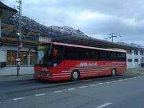 AFA Adelboden - Nr. 22/BE 26'708 - Setra (ex Nr. 8) am 4. Dezember 2011 beim Bahnhof Frutigen