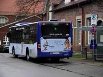 SWEG Mercedes Benz Citaro C1 Facelift am 07.12.11 in Wiesloch auf der Linie 709 