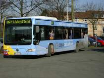 MB Citaro der Vestischen,als SB 27 von Wanne Eickel nach Marl Mitte �ber Herten Mitte.(07.02.2008)