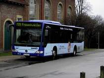 Ja auch einem Bus tut eine Pause gut. Hier Mercedes Benz Citaro auf der Linie 709 auf den PZN Gelnde am 07.12.11 