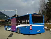 AFA Adelboden - Nr. 58/BE 611'224 - Mercedes Citaro am 11. Dezember 2011 beim Bahnhof Lenk (Er�ffnung Reka-Rundkurs)
