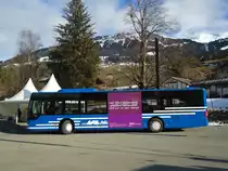 AFA Adelboden - Nr. 58/BE 611'224 - Mercedes Citaro am 11. Dezember 2011 beim Bahnhof Lenk (Er�ffnung Reka-Rundkurs)
