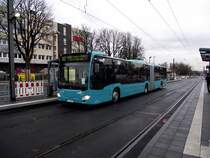 Brandneuer Mercedes Benz Citaro C2 der VGF am 12.12.11 auf der Linie 30 in Frankfurt  Friedberger Warte 