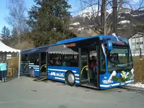 AFA Adelboden - Nr. 58/BE 611'224 - Mercedes Citaro am 11. Dezember 2011 beim Bahnhof Lenk (Er�ffnung, Reka-Rundkurs)