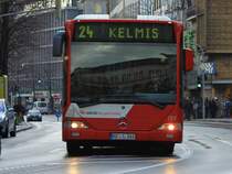 ASEAG Linie 24 am 11.12.2011 am Theaterplatz in Aachen.