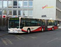 RVBW - Mercedes Citaro Gelenkbus Nr.???  AG 19063 bei der Haltestelle Schlossbergplatz in Baden am 29.12.2007