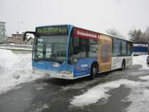 Der eigentliche RingJet Wagen war heute in Leuk beim Depot abgestellt, 21.12.2011.