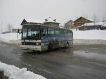 Der alte Setra von Ruffiner Turtmann in Leuk, 21.12.2011.