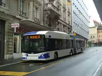 TL Lausanne - Nr. 864 - Hess/Hess Gelenktrolleybus am 18. Dezember 2011 in Lausanne, Bel-Air