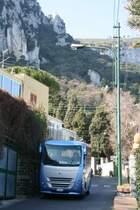 Ein Iveco Irisbus bringt Touristen nach Marina Grande; 10.02.2008