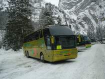 Neukomm, Horboden - BE 145'930 - Neoplan am 7. Januar 2012 in Adelboden, Unter dem Birg