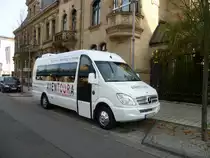 Ein Bus der Firma Aventoura Reisen. Auf genommen in Saarlouis.