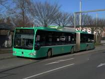 Mercedes Citaro mit der Betriebsnummer 705 an der Haltestelle Morgartenring auf der Linie 36. Die Aufnahme stammt vom 15.01.2012.