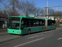 Mercedes Citaro mit der Betriebsnummer 705 an der Haltestelle Morgartenring auf der Linie 36. Die Aufnahme stammt vom 15.01.2012.
