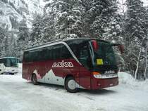 ASKA Aeschi - Nr. 53/BE 91'535 - Setra am 7. Januar 2012 in Adelboden, Unter dem Birg