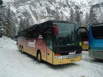 Marti, Kallnach - Nr. 16/BE 572'216 - Setra am 7. Januar 2012 in Adelboden, Unter dem Birg