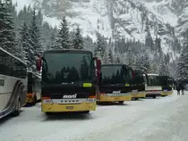 Marti, Kallnach - Nr. 15/BE 572'215 - Setra am 7. Januar 2012 in Adelboden, Unter dem Birg