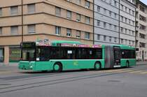 MAN Bus mit der Betriebsnummer 757 auf der Linie 30 an der Haltestelle Gewerbeschule. Diese Haltestelle wird heute von der Linie 30 nicht mehr bedient. Die Aufnahme stammt vom 13.08.2011.