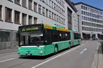 MAN Bus mit der Betriebsnummer 773 f�hrt zur Haltestelle Schiffl�nfe auf der Linie 36. Die Aufnahme stammt vom 17.08.2011.
