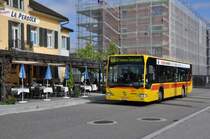 Mercedes Citaro mit der Betriebsnummer 37 auf der Linie 66 beim Bahnhof Dornach.  Die Aufnahme stammt vom 16.08.2011.