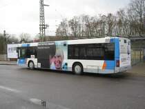 MAN  Bus am Bahnhof Brebach in Saarbrcken. Aufgenommen habe ich das Foto im Januar 2012.
