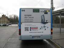 MAN Bus am Bahnhof Brebach in Saarbrcken. Aufgenommen habe ich das Foto im Januar 2012.