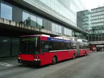 Bernmobil, Bern - Nr. 2 - NAW/Hess Gelenktrolleybus am 9. Januar 2012 beim Bahnhof Bern
