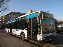 Mercedes Citaro der SWEG in Kleinh�ningen auf einer Einsatzfahrt. Die Aufnahme stammt vom 17.01.2012.
