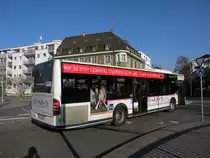 Mercedes Citaro der SWEG in Kleinh�ningen auf einer Einsatzfahrt. Die Aufnahme stammt vom 17.01.2012.
