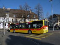 Mercedes Citaro mit der Betriebsnummer 97 auf der Linie 61 fhrt zur Haltestelle Paradies. Die Aufnahme stmmt vom 17.01.2012.
