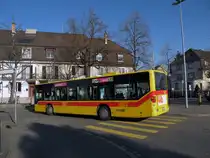 Mercedes Citaro mit der Betriebsnummer 97 auf der Linie 61 f�hrt zur Haltestelle Paradies. Die Aufnahme stmmt vom 17.01.2012.