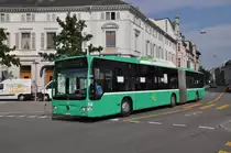 Mercedes Citaro mit der Betriebsnummer 714 auf der Linie 34 am Wettsteinplatz. Die Aufnahme stammt vom 24.08.2011.